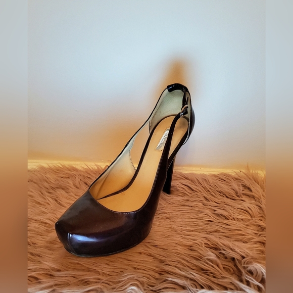 Brown Sling Back Guess High Heels - Picture 3 of 5